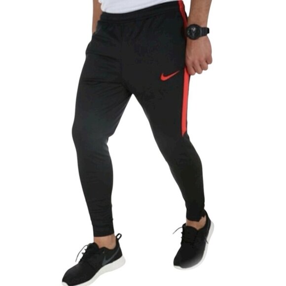 Nike Other - Nike Strike Tech Dri-Fit Small Men Training Pants Joggers Black Red Sports Athle